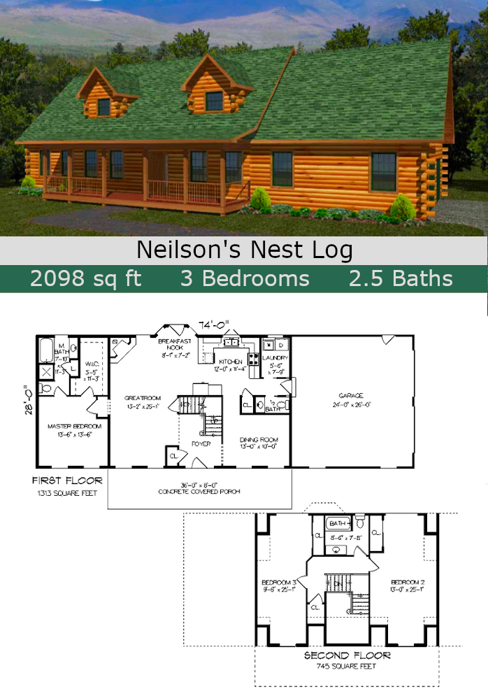 Neilsons Nest Log-p