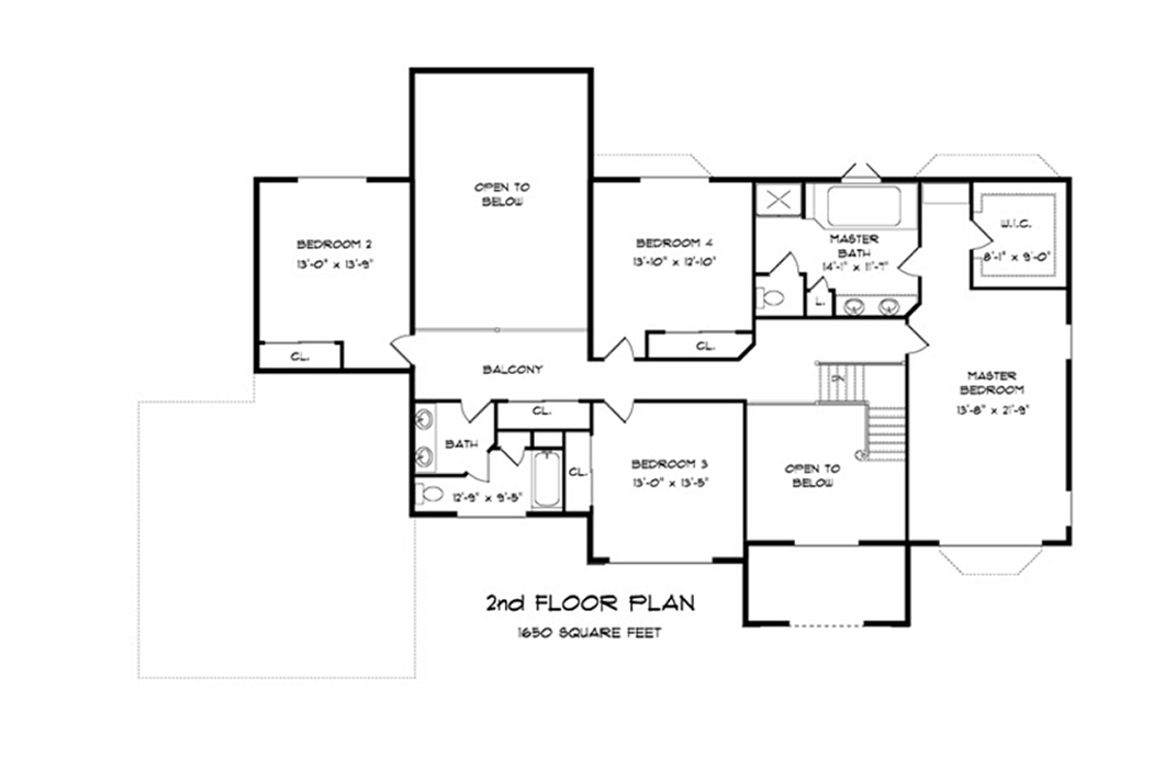 Harrington Hills - 4 Bedroom Floor Plan