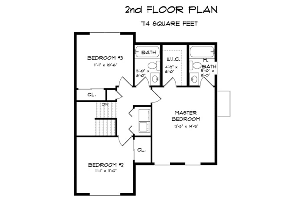 Newberry - 3 Bedroom Floor Plan