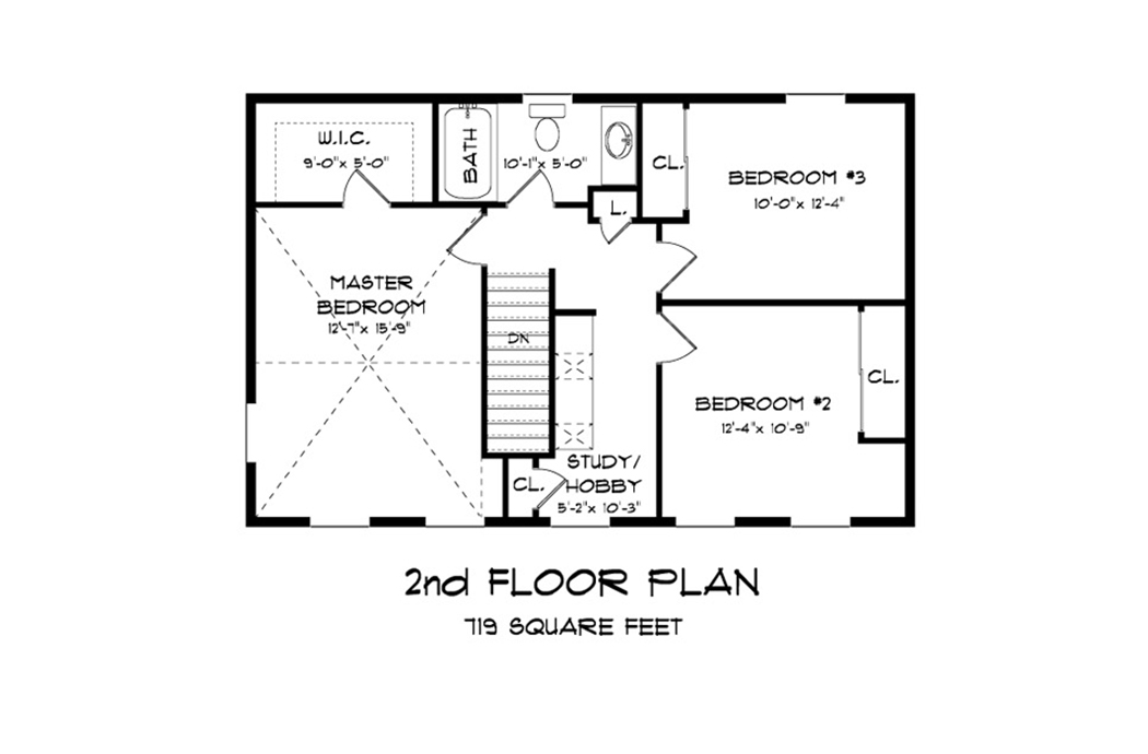 Wellington - 3 Bedroom Colonial Floor Plan